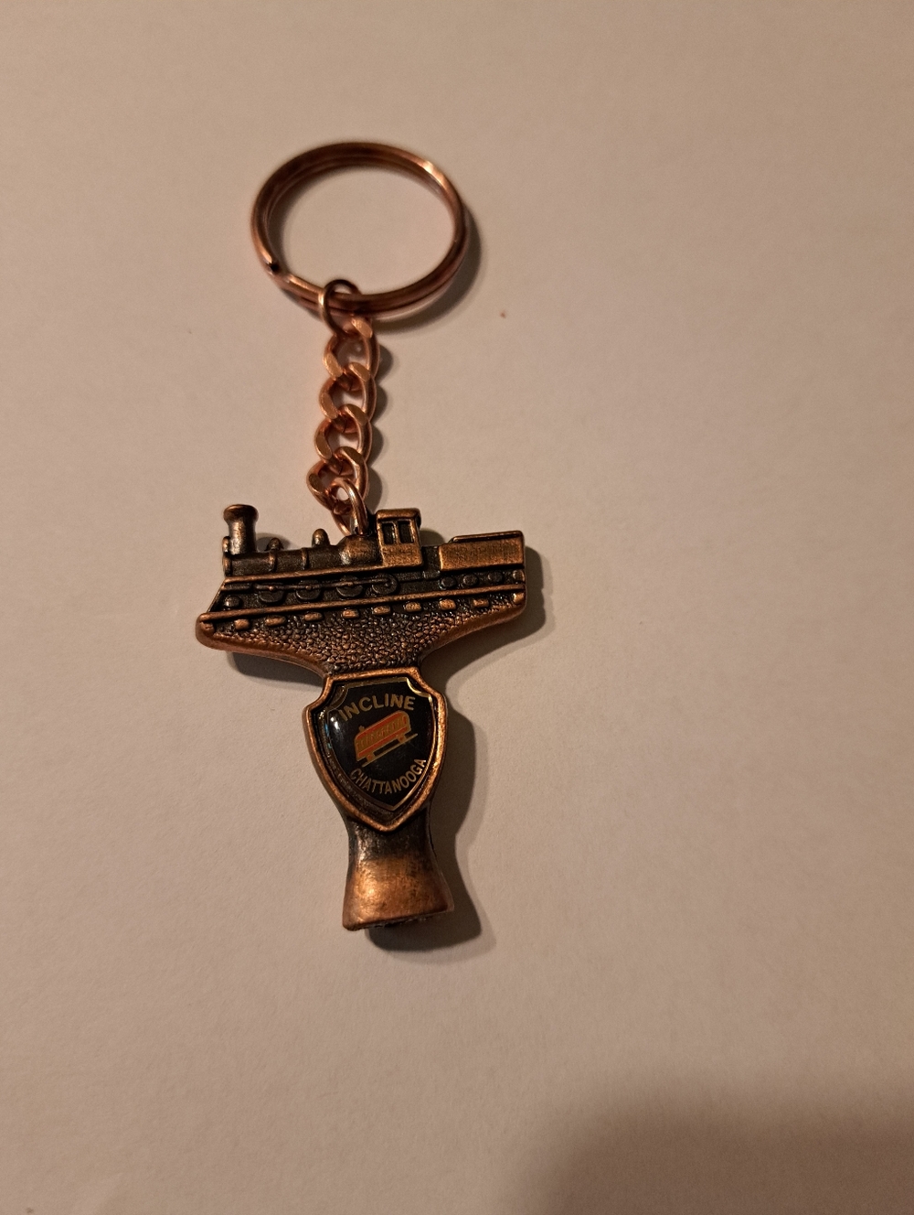 New Vintage Chattanooga Incline Train Keychain Railroad Souvenir Tennessee